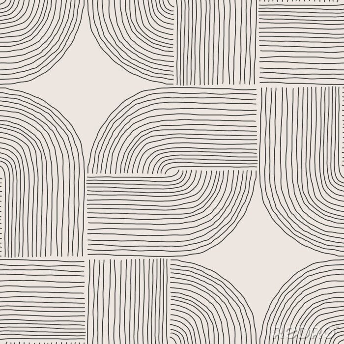 Sticker  Motif géométrique minimaliste