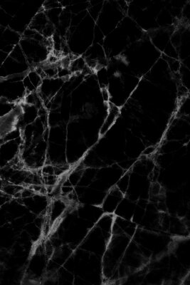 Sticker  Motif marbre noir