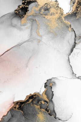 Sticker  Motif marbre version aquarelle