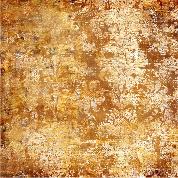 Sticker  Motif ornemental vieilli