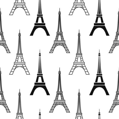 Papier peint à motif  motif paris