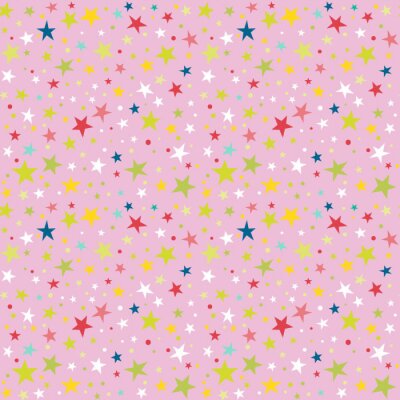 Sticker  Motif répété sans couture avec des étoiles