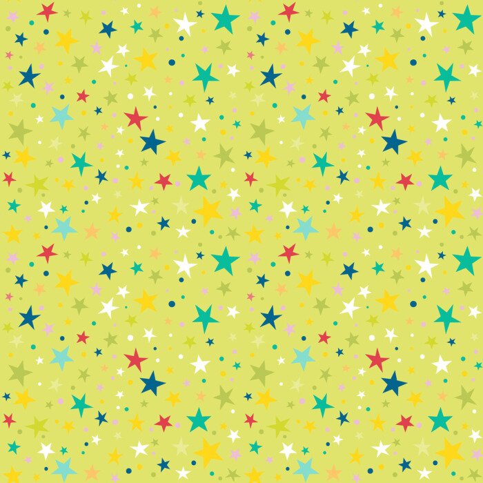 Sticker  Motif répété sans couture avec des étoiles