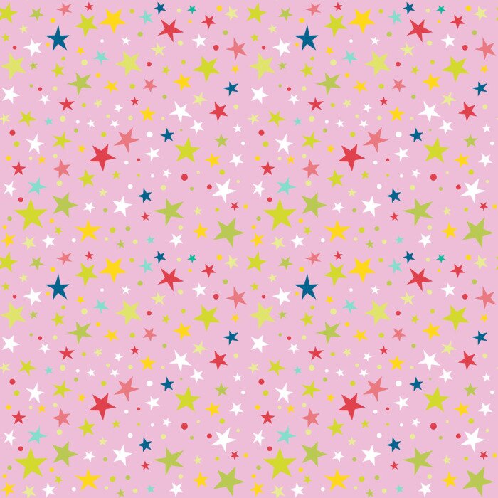 Sticker  Motif répété sans couture avec des étoiles