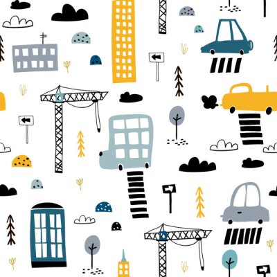 Motifs urbains pour enfants