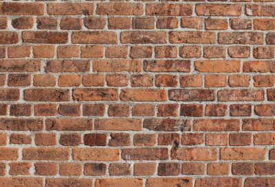 Mur de briques rouges