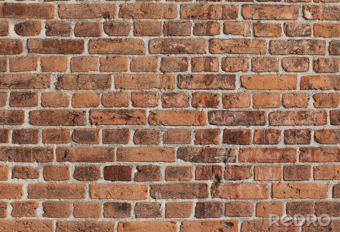 Sticker  Mur de briques rouges