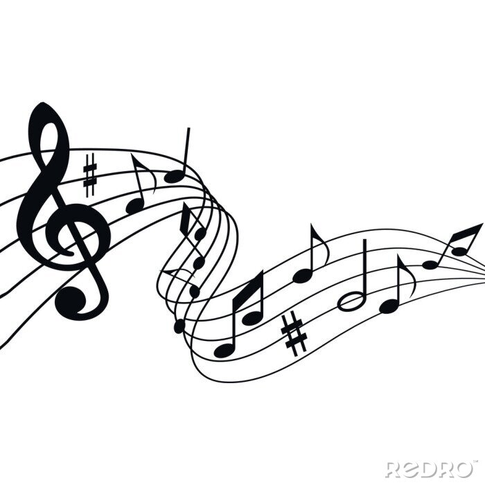 Sticker  Musique d'illustration