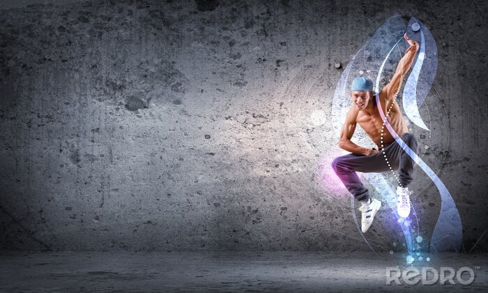 Sticker  Musique et danseur