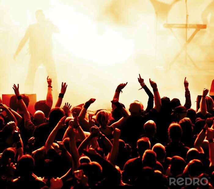 Sticker  Musique jouée lors d'un concert