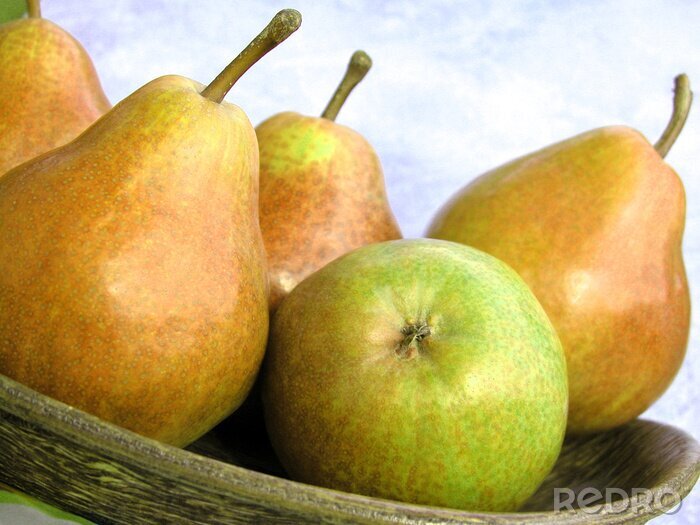 Sticker  Nature morte aux poires dans des paniers