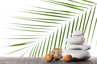 Sticker  Nature morte de pierres de spa