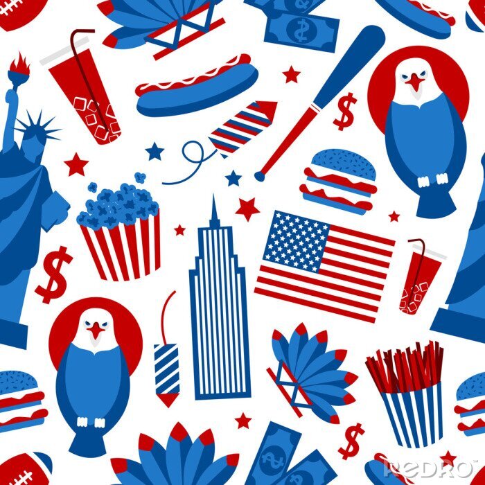 Sticker  New York, Etats-Unis, seamless