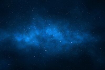 Sticker  Night sky - Univers rempli d'étoiles, nébuleuses et galaxies