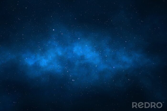 Sticker  Night sky - Univers rempli d'étoiles, nébuleuses et galaxies