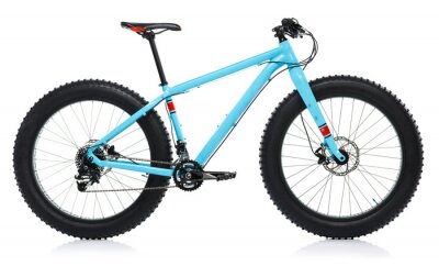 Sticker  Nouveau, bleu, bicyclette, isolé, blanc