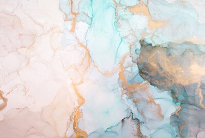 Nuages de marbre aux couleurs pastel