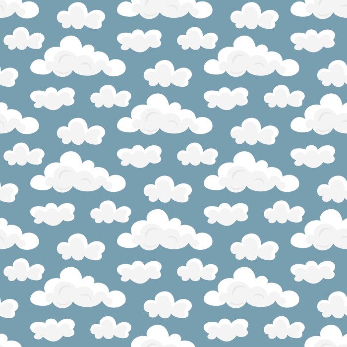 Sticker  Nuages version cartoon
