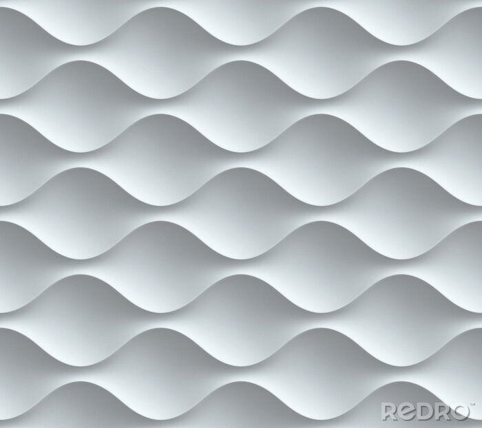 Sticker  ondulée fond 3d transparente