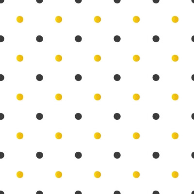 Sticker  Or, noir, pois, seamless, modèle, fond.