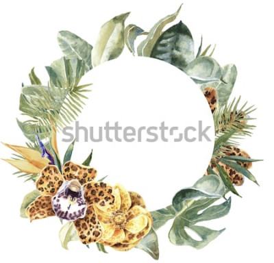 Sticker  Orchidée tachetée