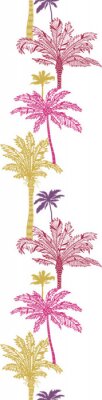 Sticker  Ornement avec des palmiers
