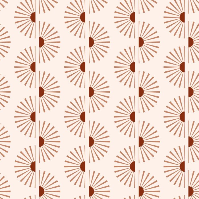 Sticker  Ornement de coucher de soleil Boho