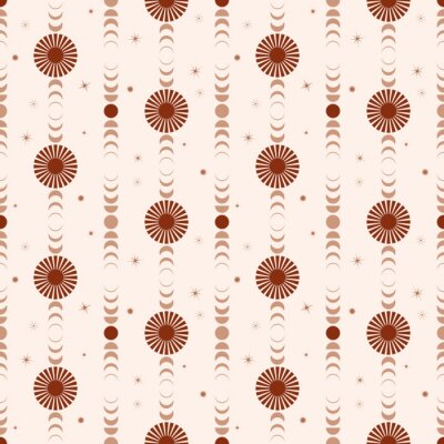 Sticker  Ornement de soleil Boho