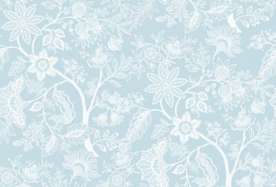 Sticker  Ornement floral délicat