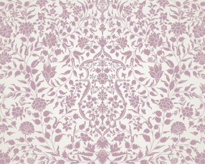 Sticker  Ornement floral indien