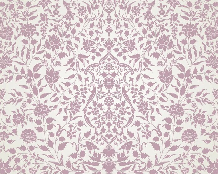 Sticker  Ornement floral indien