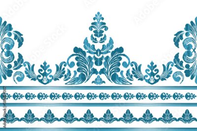 Sticker  ornement ikat