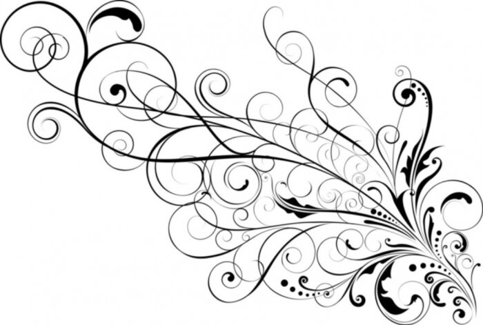 Sticker  Ornemental floral