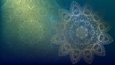 Sticker  Ornements sur le mandala