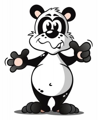 Sticker  Panda debout