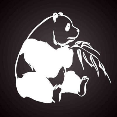 Sticker  Panda tatouage