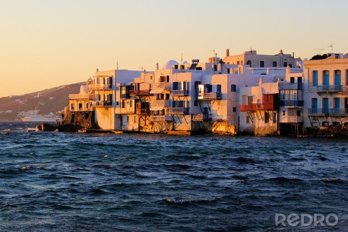 Sticker  Panorama d'une ville grecque