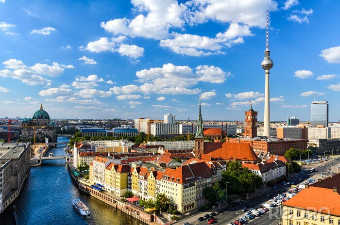 Sticker  Panorama de Berlin
