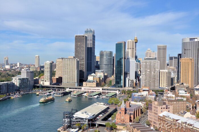 Sticker  Panorama de Sydney centre-ville