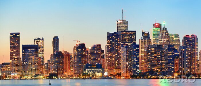 Sticker  Panorama Toronto 3D