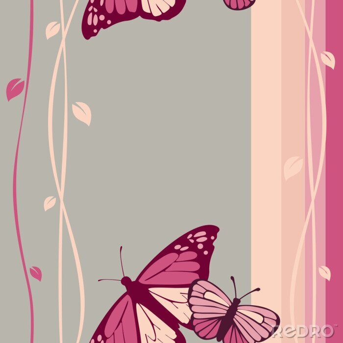 Sticker  Papillons modèle