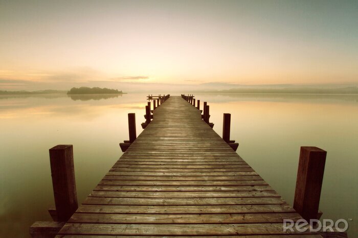 Sticker  Passerelle lumière matinale