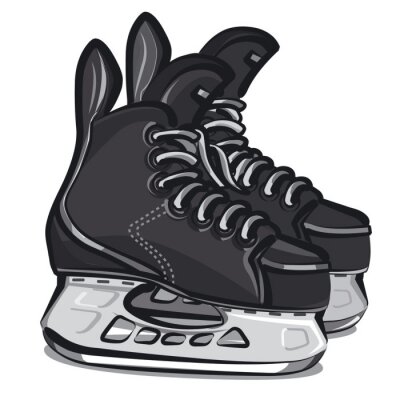 Sticker  patins de hockey
