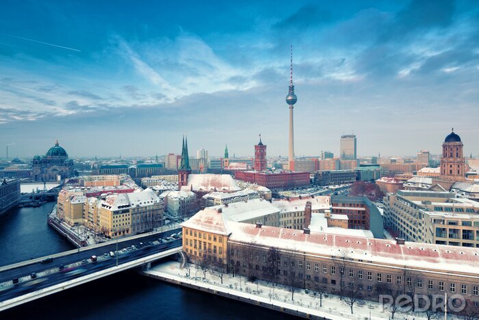 Sticker  Paysage d'hiver à Berlin