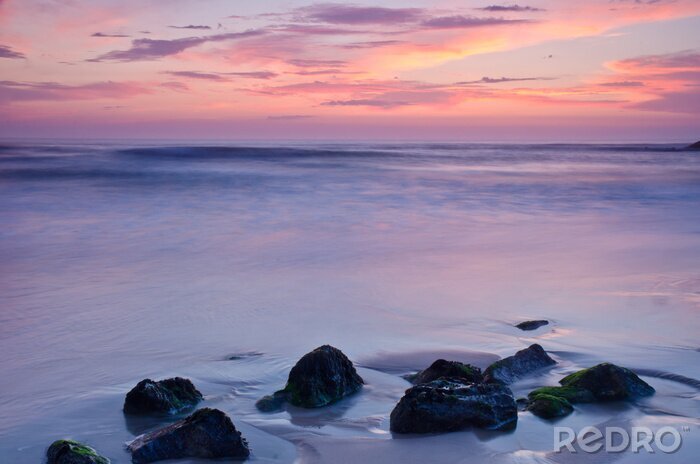 Sticker  Paysage naturel pastel