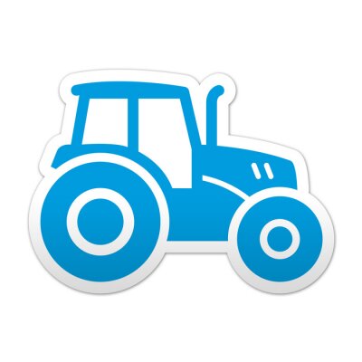Sticker  Pegatina simbolo tractor