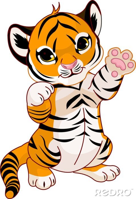 Sticker  Petit tigre