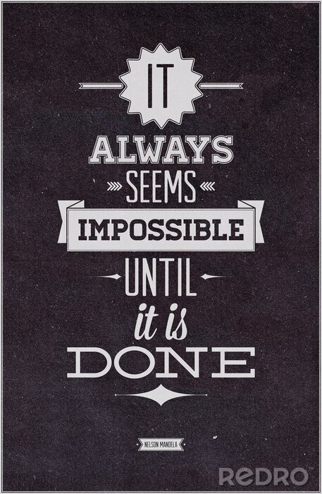 Sticker  Phrase de motivation sur fond sombre