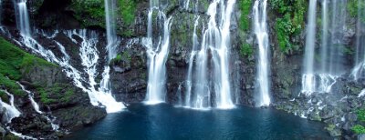 Plusieurs chutes d'eau