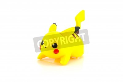 Sticker  Pokémon Pikachu prêt à sauter